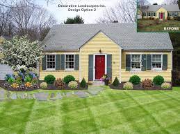 Landscaping for a ranch style home. 41 Stunning Landscape Ideas For Front Of House Small House Landscaping Ranch House Landscaping Front House Landscaping
