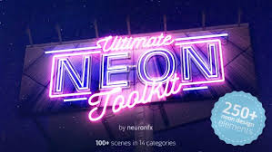 Play Preview Video Sign Mockup Neon Signs Neon Typography