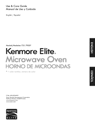 Jul 25, 2012 · to unlock, press and hold oven lockout for 3 seconds. Kenmore Elite 72179202010 Microwave Owner S Manual Manualzz