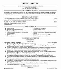 Usajobs does not automatically update existing resumes. Government Contract Specialist Resume Example Livecareer