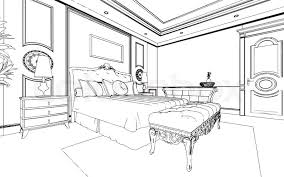 This floor bed home will look wonderful in kids bedroom interior and make transitioning from a wooden baby bed to a home bed smoothly. Bed Black And White Bedroom Clipart Black And White Pencil In Color Bedroom Wikiclipart
