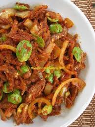 Add in the tamarind paste and cook for additional 2 to 4 minutes until sambal thickens before adding the sliced red onions. Sambal Petai Ikan Bilis 100 Gm Anchovies Ikan Bilis Fry Till Crispy And Keep Aside 1 Holland Onion Sliced Into Big Rings Sambal Cooking Food