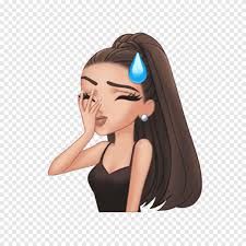 Drawing Facepalm Emoji Singer Iphone Nervous Face Black Hair Png Pngegg