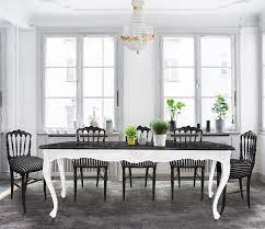 grande table de repas baroque en bois laque blanc et marbre noir marbre noir table repas laque blanche
