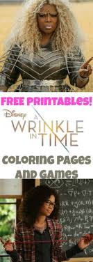 Disney recently released a wrinkle in time coloring pages and activity sheets — what a great way to gear up and get ready for the movie! A Wrinkle In Time Free Coloring Pages And Games Free Printables