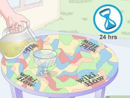 Diy artist sketch decoupaged coffee table with gold legs. How To Decoupage A Table With Pictures Wikihow