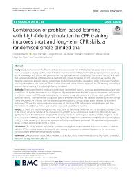 Our accredited online aha bls basic life support cpr certification course is the fastest and easiest way to get american heart association acls certified online. Pdf Combination Of Problem Based Learning With High Fidelity Simulation In Cpr Training Improves Short And Long Term Cpr Skills A Randomised Single Blinded Trial