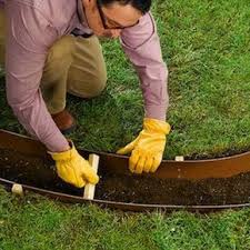 How To Make Concrete Garden Edging Bordure Jardin Bordure Terrasse Amenagement Jardin