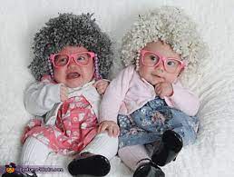 Twin Baby Old Ladies Costume Diy Costumes Under 25