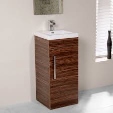 Our bathroom vanity units offer a great choice of shapes, sizes, styles and budgets. Td 400mm Floorstanding Vanity Basin Unit Single Door Walnut Better Bathrooms