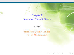 chapter 7 attributes control charts