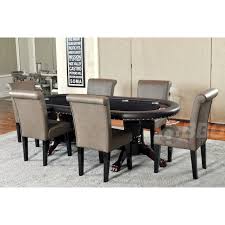 Ram game room 48convertible 8 player round poker & dining table gtbl48. Bbo Poker Tables Rockwell 8 Piece Dining Table Set With Premium Chairs 3429 99 Dining Table Setting Dining Table Table