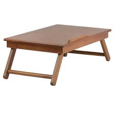 Creatively utilize your available space by installing modernized flip up desk. Alden Lap Desk Flip Top With Drawer Foldable Legs Teak Brown Winsome Target