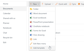 Freuen sie sich auf den newsletter von. Vorlagen In Sharepoint Online Simons Informatikwelt