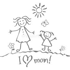 Download this maternal mom mother, mothers day, mother holding baby, maternal png clipart image with transparent background or psd file for free. Kids Drawing Mothers Day Stock Illustrations 842 Kids Drawing Mothers Day Stock Illustrations Vectors Clipart Dreamstime