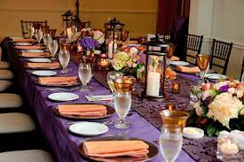Helpp Color And Theme Dilemma Orange Wedding Decorations Orange Purple Wedding Purple Wedding Inspiration