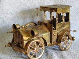 Music Box Metal Art Copper Old Car Music Box Metal Art Old Cars