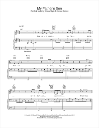 Graham Lyle My Father S Son Sheet Music Pdf Notes Chords Pop Score Piano Vocal Guitar Download Printable Sku 26961