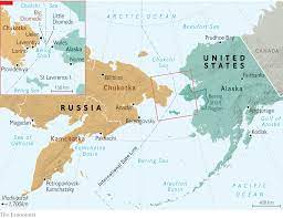 A map depicting the territory of alaska in 1867, immediately after the alaska purchase. Russia S Chukotka And America S Alaska Are An Era Apart The Economist
