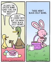 Black Jelly Beans Fowl Language Comics Easter Quotes Funny Easter Humor Funny Easter Memes