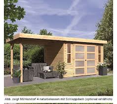 Karibu Gartenhaus Muhlendorf 4 Naturbelassen Karibu Gartenhaus Gartenhaus Flachdach Gartenhaus