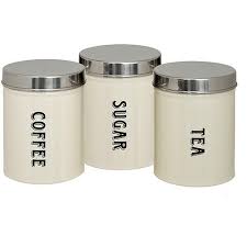 White tea coffee sugar canisters the range. Storage Container Spice Container Manufacturer From Delhi