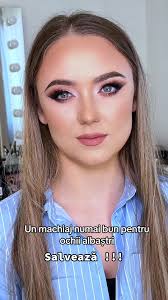 Un machiaj potrivit pentru ochii albastri 🔥 #fyp #fypシ゚ #viral #viraal  #viralvideo
