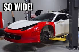 Can we get a wide body for the 488? Installing A Factory Ferrari Gt3 Widebody Kit On A 458