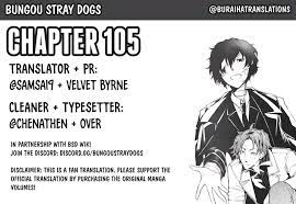 Bungou Stray Dogs, Chapter 105 - Bungou Stray Dogs Manga Online