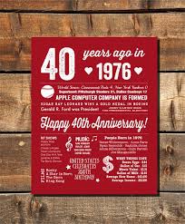 Reaching the milestone of a 40th wedding anniversary is a feat which deserves being celebrated. Pin On Gift Ideas