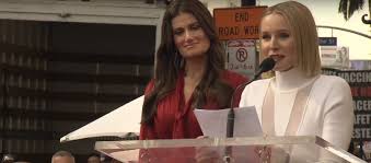 Idina Menzel And Kristen Bell Honored On The Hollywood Walk Of Fame Hollywood Walk Of Fame Kristen Bell Idina Menzel