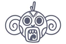 Mayan Monkey Svg Cut File By Creative Fabrica Crafts Creative Fabrica