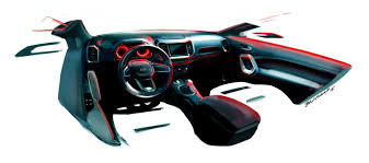 2018 fiat toro macho styling. Fiat Toro Interior Design Sketch Render By Bruno Said Interior Design Sketch Design Interior Sketch