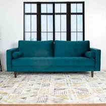 Hand tied vintage turkish star pattern area rug. Blue Mercury Row Sofas You Ll Love In 2021 Wayfair