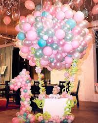 1st Birthday Balloon Decoration Ideas For Birthday Party Pin By Summer Nightss On Baby Girl Outfit Ideas Birthday Party Decorations Birthday Parties Baby Birthday Party