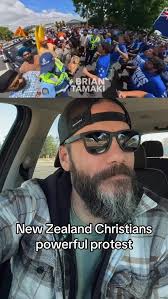 A powerful protest by New Zealand Christians. #newzealand #christian