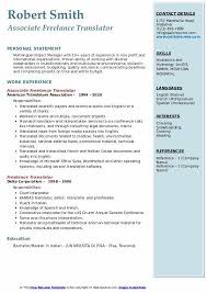 Learn the tips and tricks to writing successful cover letters. Freelance Translator Resume Samples Qwikresume
