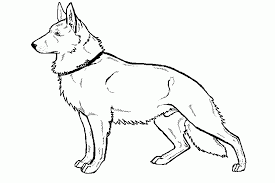 King ghidorah in the style of among us. German Shepherd Dog Coloring Pages Coloring Home