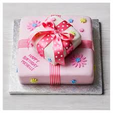 Fondant covered cake with monogram. Birthday Cakes Made To Order Waitrose Partners