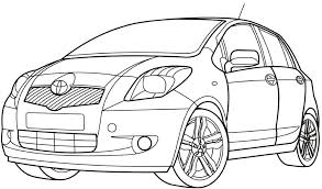 Toyota Coloring Pages
