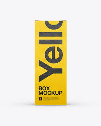 Download Free Nasal Spray Box Mockup Front View Eye Level Shot PSD Mockup Templates