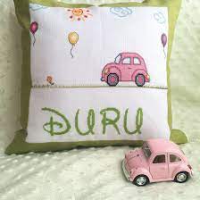 Kanavice Taki Yastigi Cross Stitch Baby Pillow Kanavice Kanavice Takimi Kirlent