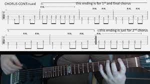 Metallica Ride The Lightning Rhythm Guitar Lesson Youtube
