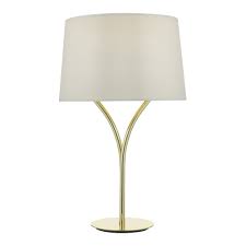 Dar Lighting 2020 21 Kin4235 Kinga Single Light Table Lamp In Polished Gold Finish Complete With Ivory Faux Silk Shade Castlegate Lights There are 1885 gold desk lamp for sale on etsy, and they cost €65.18 on average.