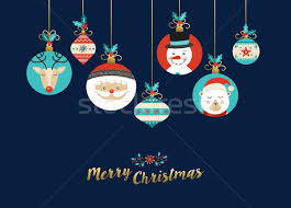 Merry Christmas Cute Cartoon Animal Greeting Card Vector Illustration C Cienpies 8771597 Stockfresh