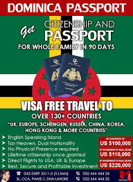 Get Dominica Passport Through Investment Travel Visa Business Visa Educational Consultant