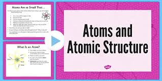 Children get an introduction to plate tectonics in this geology worksheet. Free Atoms Presentation Teacher Made