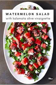 Summer Watermelon Salad Recipe Recipe Watermelon Salad Vinaigrette Recipes Watermelon Salad Recipes