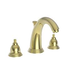 Bathroom gold plated sink basin pop up drain assembl without overflow brass. Newport Brass Newport 365 Lavatory Widespread Bathroom Faucet With Drain Assembly Wayfair
