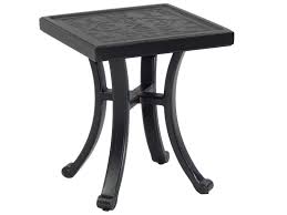 Giikin end table sofa side c table multiple stand for small space, vintage industrial style tv table with felt storage bag, rustic brown couch laptop table snack coffee table for living room. Castelle Vintage Cast Aluminum 16 Square Side Table Ready To Assemble Pfnsc16